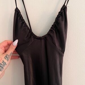Princess Polly -  cross back satin mini dress